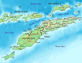 Timor Inseln Map Timor Inseln