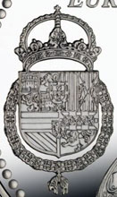 Wappen über dem Eingang des Königlichen Sitz