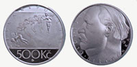 Europasternmünze Silber Tschechische Republik 2012