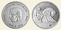 Europasternmünze Silber Lettland 2012