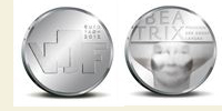 Europasternmünze Silber Niederlande 2012