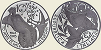 Europasternmünze Silber Italien 2015 Europasternmünze Silber Italien 2015