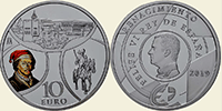 Europasternmünze Silber Spanien 2019