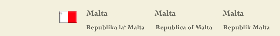 Ausgabeland Malta